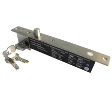 Access control fail secure electric key drop bolt door lock with signal output and time delay